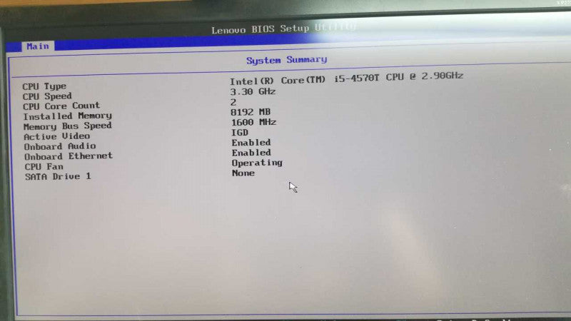 Lenovo Thinkcenter M93 i5-4570T @ 2.90ghz / 8gb ram / no HDDs