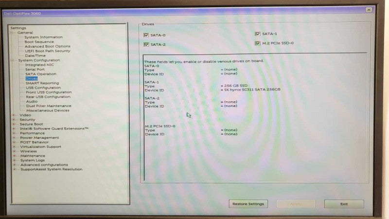 DELL OPTIPLEX 3060, Core i5-8500T 3.0GHz 6C, 8GB DDR4, 256GB SSD