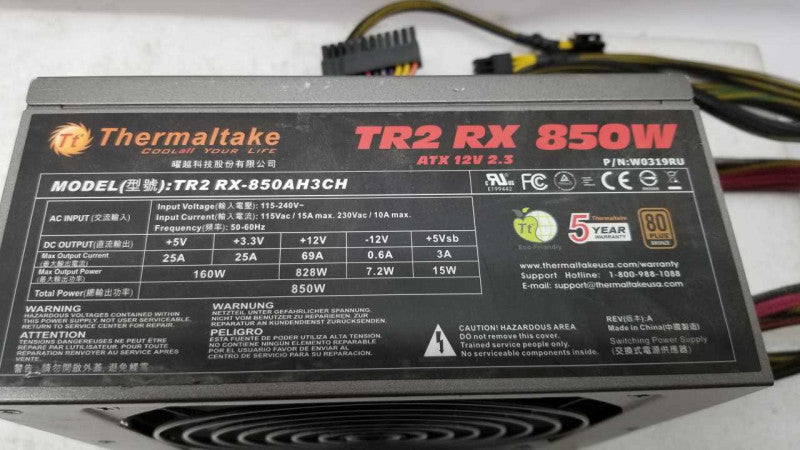 Thermaltake TR2 RX 850W Semi-Modular Desktop Power Supply