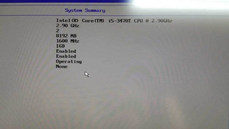 Lenovo Thinkcenter M92p i5-3470T @ 2.90ghz / 8gb ram / see notes
