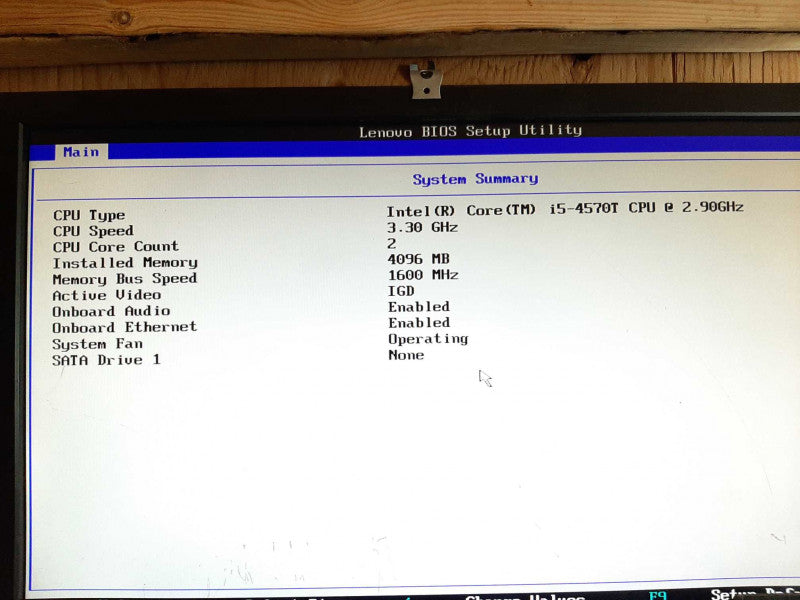 Lenovo ThinkCentre M73 i5-4570T @ 3.3GHz 4GB RAM - NO HDD