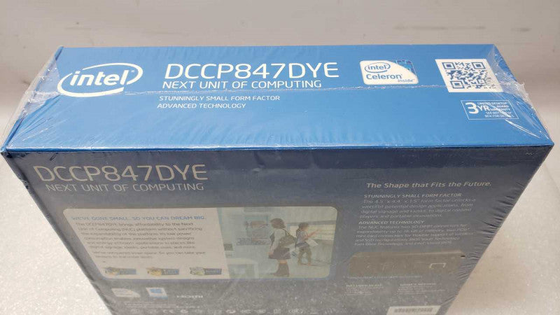 New Intel NUC DCCP847DYE Celeron Mini PC with all accessories