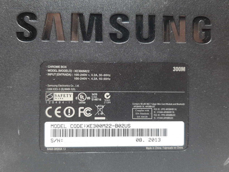 SAMSUNG Chromebox Series 3 300M XE300M22 Core i5 - Unknown RAM/SSD