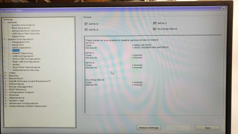 Dell Optiplex 3060, Core I7-8700 3.2GHz, 16GB DDR4, 6TB HDD, Noisy CPU Fan
