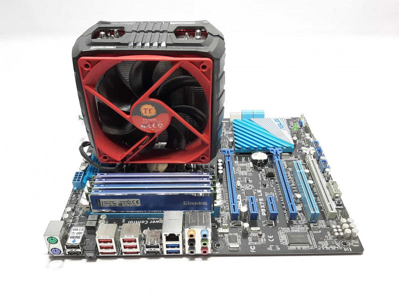 Combo ASUS P9X89 LE motherboard w/i7-4930K@3.4GHz 64GB RAM -NO HDD/GPU/PSU