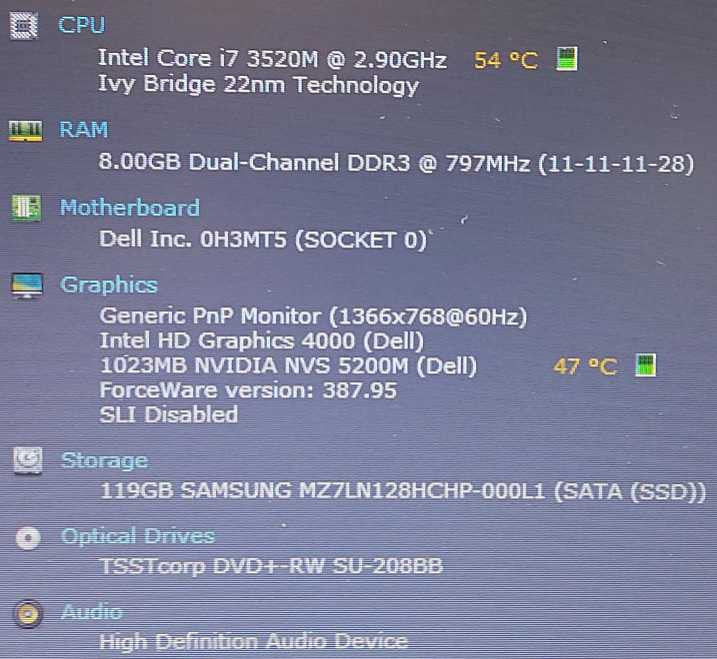 Dell Latitude E6430 i7-3520M 2.9GHz 8GB RAM 128GB SSD 15.6\\"