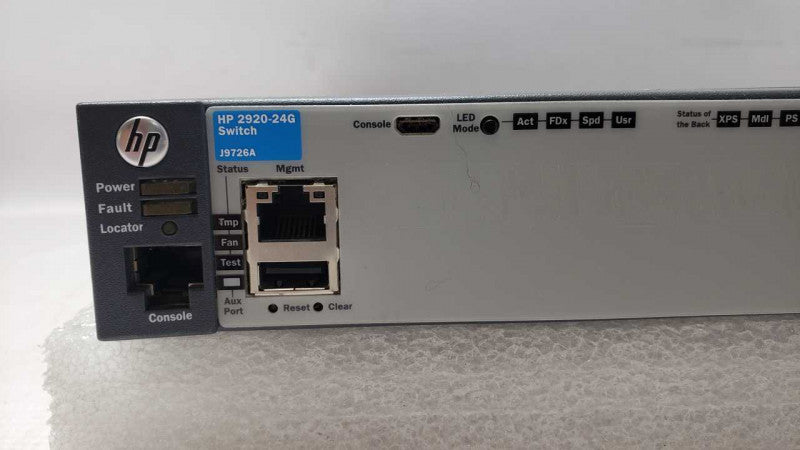 HP J9726A 2920-24G 24 Port Managed Gigabit Switch, Factory Reset