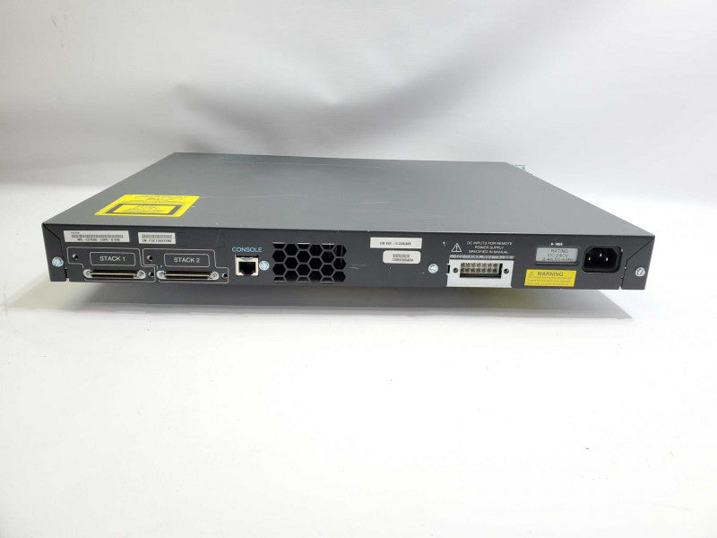 Cisco Catalyst 3750G Series, WS-3750G-24PS-S V06, 24-Port, Gigabit Ethernet Switch _ Factory defaulted )
