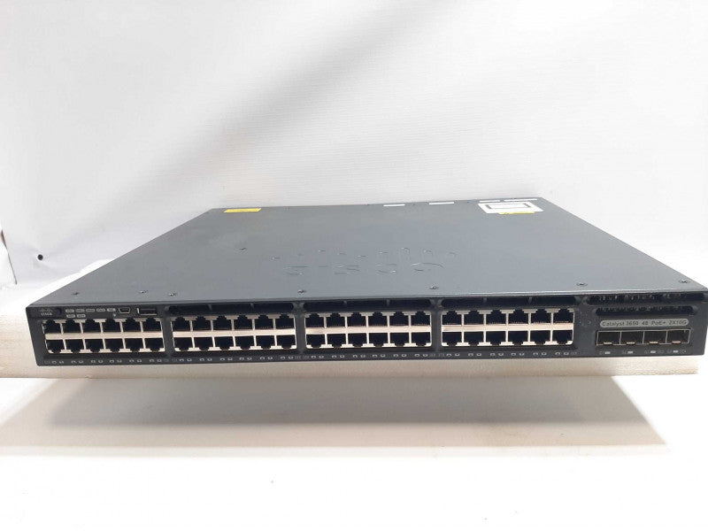 CISCO Catalyst 3650 48+ Port Network Switch WS-C3650-48FD-L FACTORY RESET, READ*