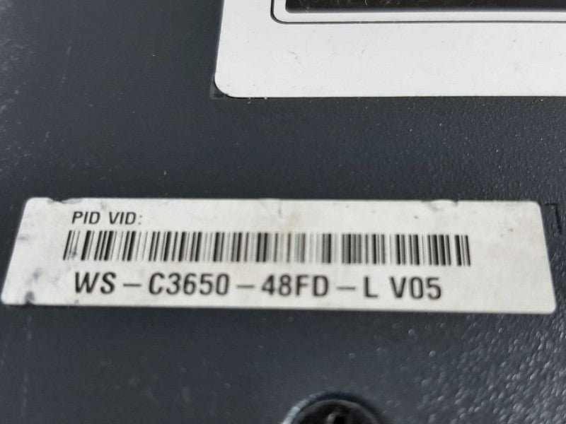 CISCO Catalyst 3650 48+ Port Network Switch WS-C3650-48FD-L FACTORY RESET, READ*