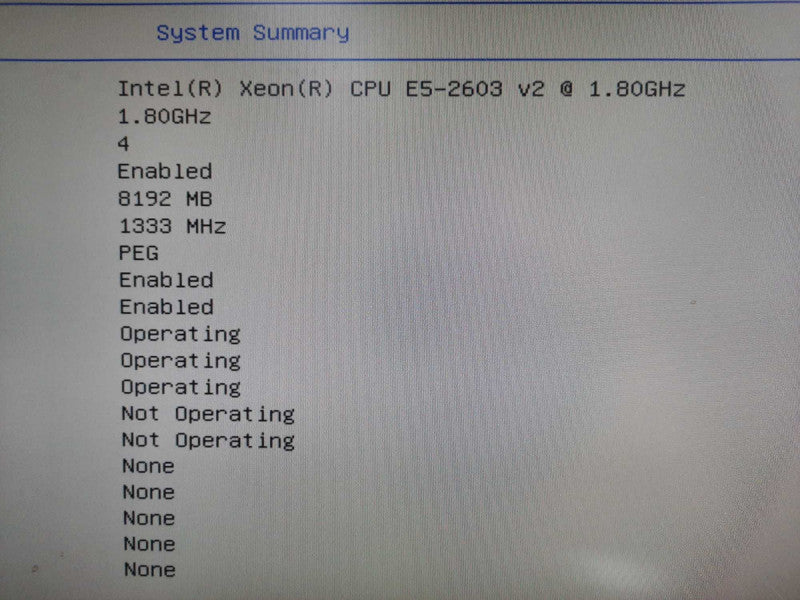 Lenovo ThinkStation Workstation S30, E5-2603 V2 1.8GHz 8GB DDR3 No HDD