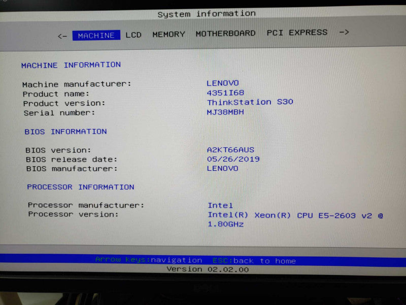 Lenovo ThinkStation S30 Xeon E5-2603 V2 @1.8GHz 8GB RAM NVS510 GPU, 1xPSU.