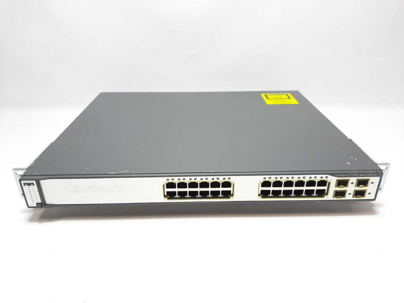 Cisco Catalyst 3750G PoE-24 24-Port Gigabit Ethernet Switch WS-C3750G-24PS