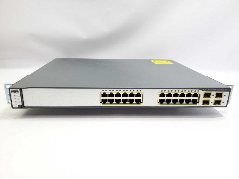 Cisco Catalyst WS-C3560G-24PS-S V06, 24-Port PoE 4x SFP Gigabit Switch _ Factory defaulted )