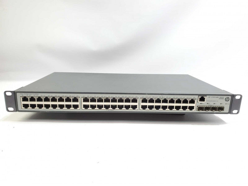 HP V1910-48G JE009A Gigabit Managed Switch with Mount Ears _ Reseted )