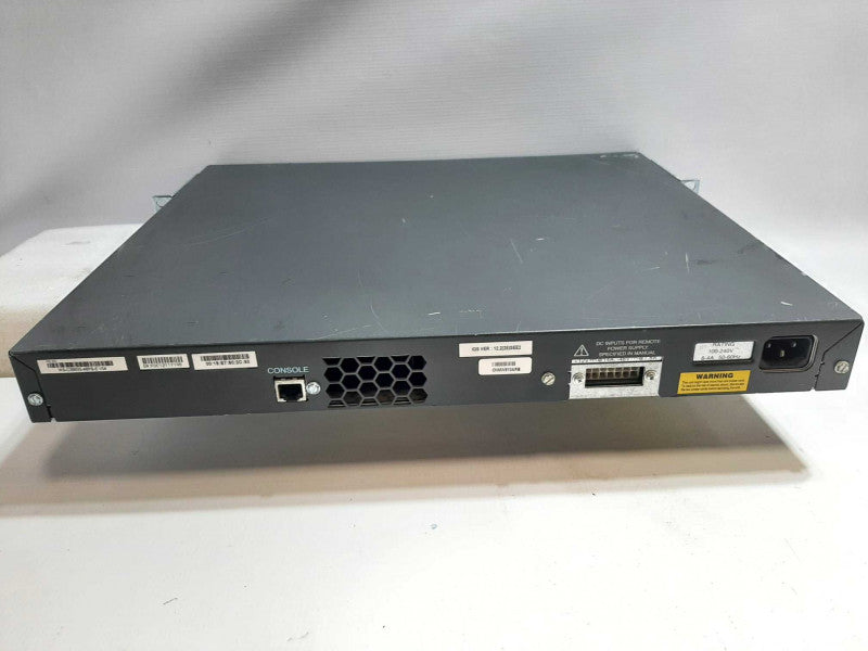 Cisco WS-C3560G-48PS-S 48-Port 10/100/1000T 4x SFP Gigabit PoE Switch, FACTORY RESET