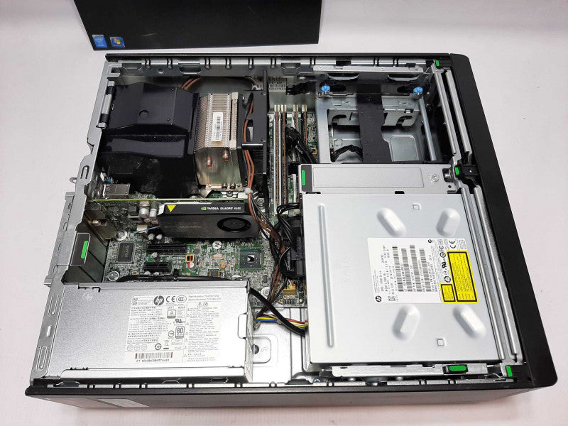 HP Z230 SFF Workstation Xeon E3-1271v3 @3.6GHz 32GB RAM QUADRO K600 -NO HDD