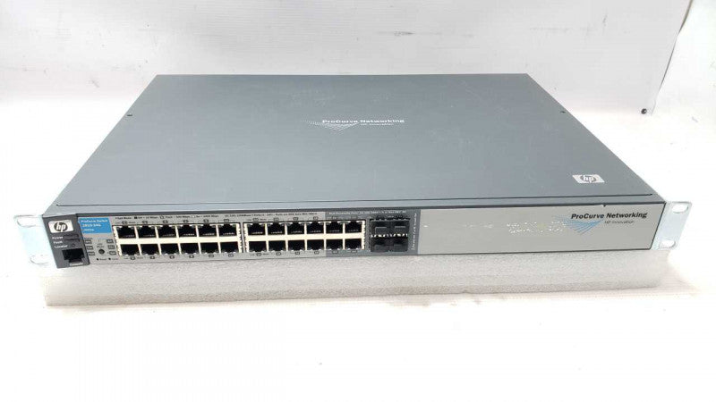 HP ProCurve 2810-24G J9021A 24 Port Managed Gigabit Ethernet Switch 4x SFP, Factory Reset