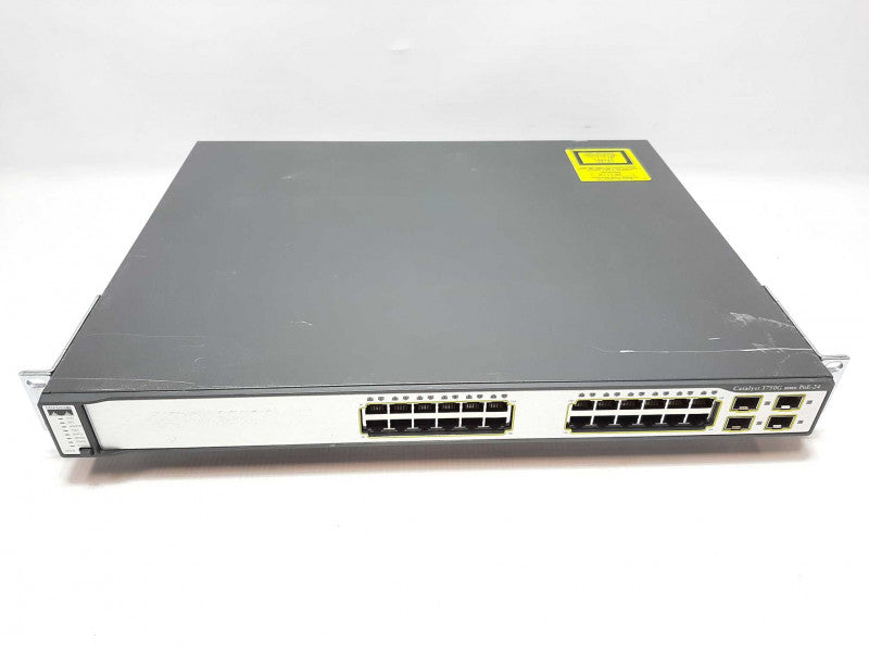 Cisco Catalyst 3750G PoE-24 24-Port Gigabit Ethernet Switch WS-C3750G-24PS