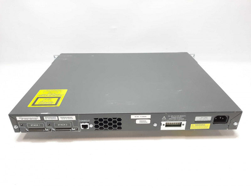 Cisco Catalyst 3750G PoE-24 24-Port Gigabit Ethernet Switch WS-C3750G-24PS