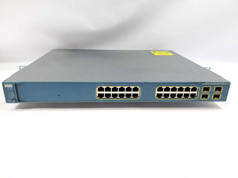 Cisco Catalyst WS-C3560G-24PS-S V06, 24-Port PoE 4x SFP Gigabit Switch _ Factory defaulted )