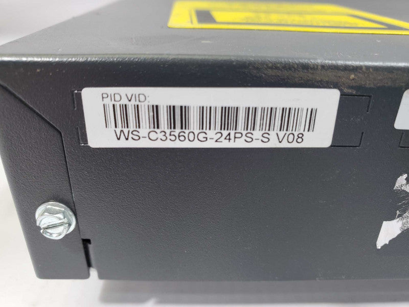 Cisco Catalyst WS-C3560G-24PS-S V06, 24-Port PoE 4x SFP Gigabit Switch _ Factory defaulted )