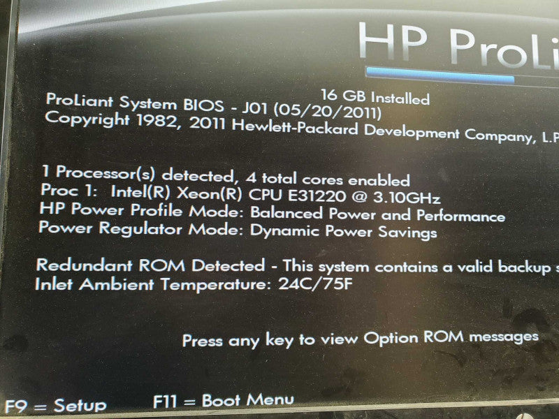 HP ProLiant ML110 G7, Xeon E31220 @3.1GHz, 16GB RAM, B110i, 4x 3.5\\" )
