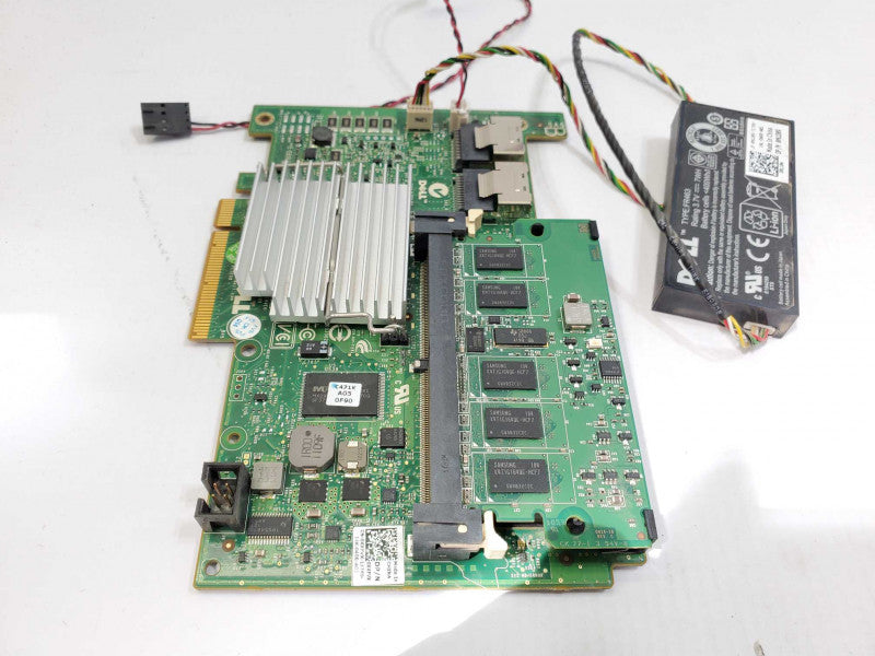 Dell PERC H700 512MB RAID Controller Card 0XXFVX XXFVX w/ Battery