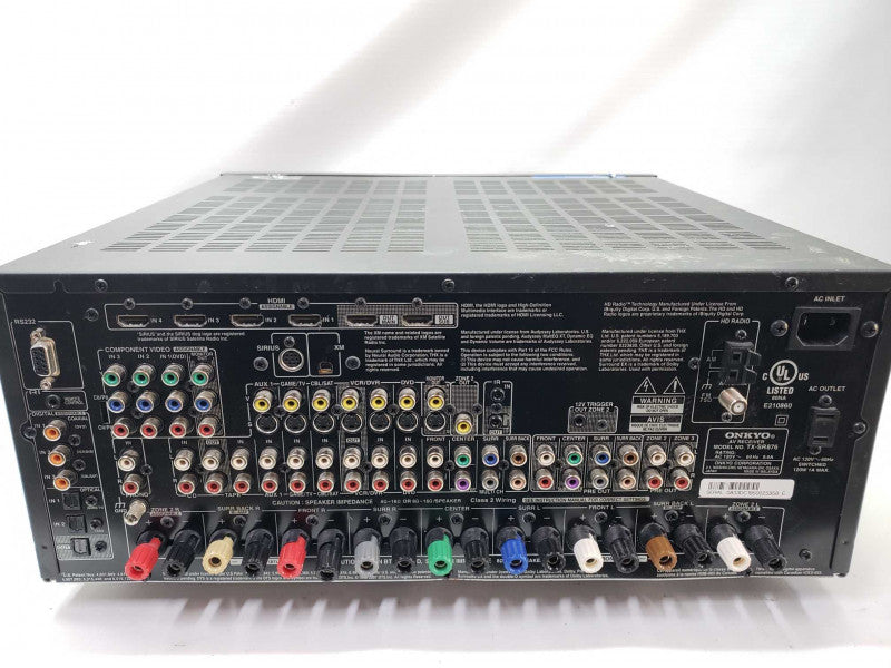 Onkyo TX-SR876 7.1 Channel Home Theater Receiver EB-8310