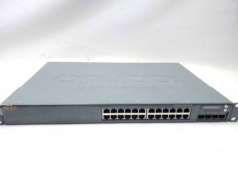 Aruba S2500-24P PoE 10G Network Switch.