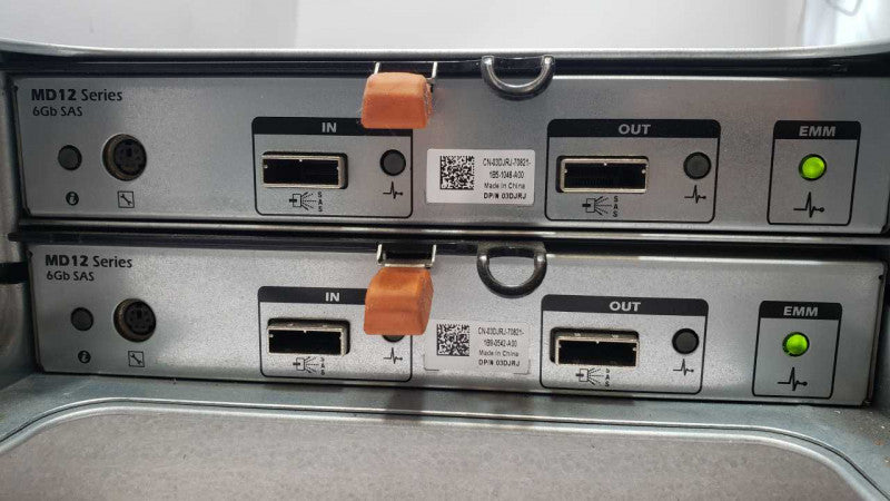 Dell PowerVault MD1200 Array 12x 3.5\\" Bays 2x PSU 2x MD12 Series controller