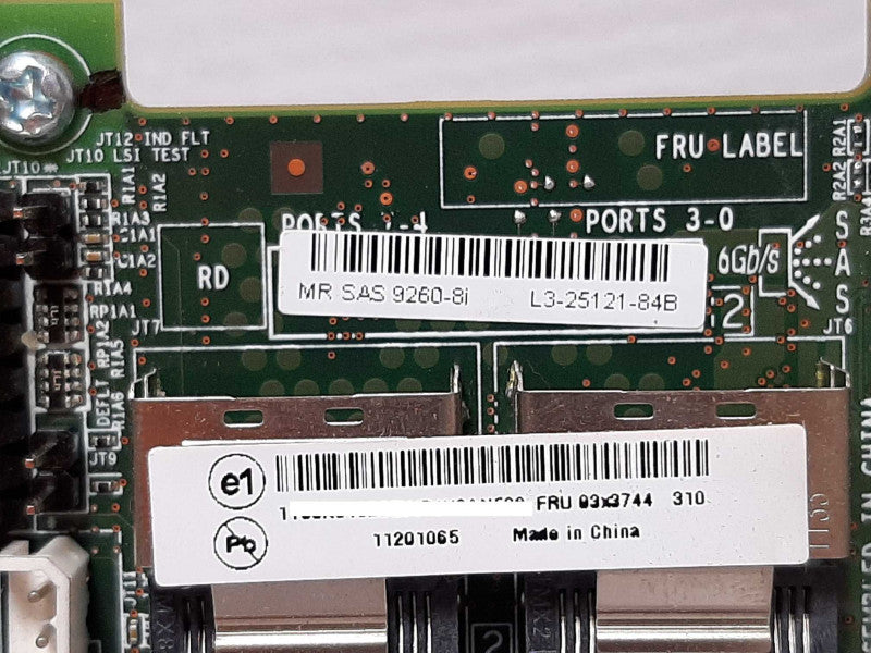 LSI Logic MR SAS 9260-8i L3-25121-84B RAID Controller Card
