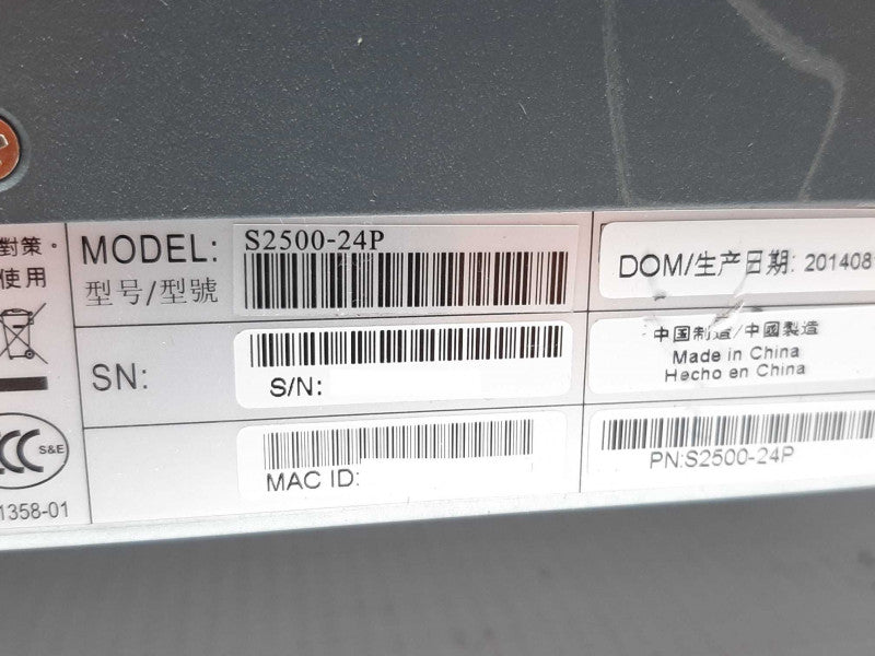Aruba S2500 24-Port Mobility Access Switch S2500-24P-4x10G PoE