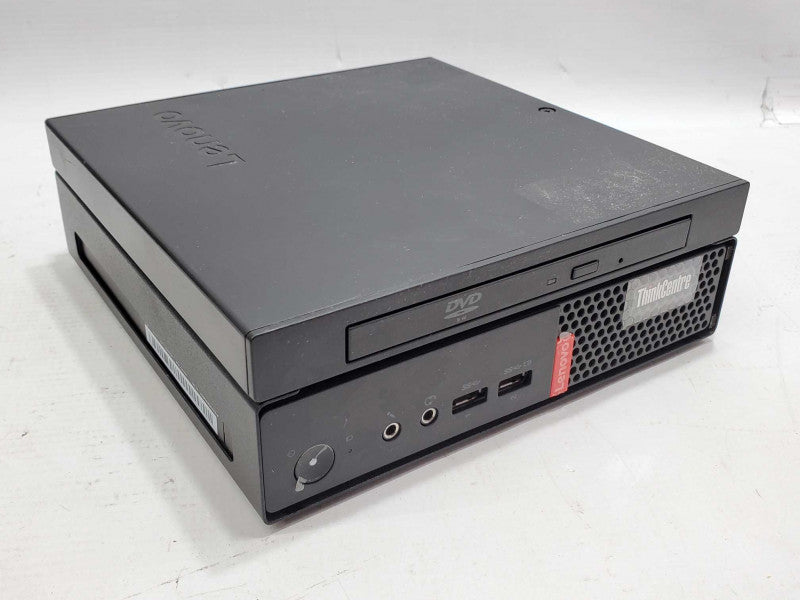 Lenovo USFF M910q, i5-7500, 8GB DDR4, No HDD, No M.2, w/ DVD Drive attachment