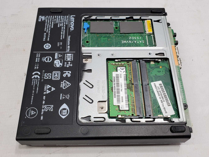 Lenovo USFF M910q, i5-7500, 8GB DDR4, No HDD, No M.2, w/ DVD Drive attachment