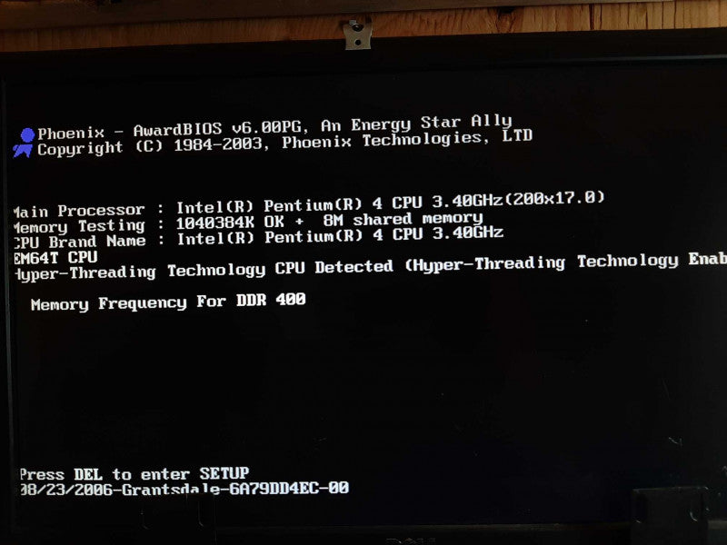 BOSH Security Systems Appliance Pentium 4 @3.4GHz 2GB RAM - NO HDD