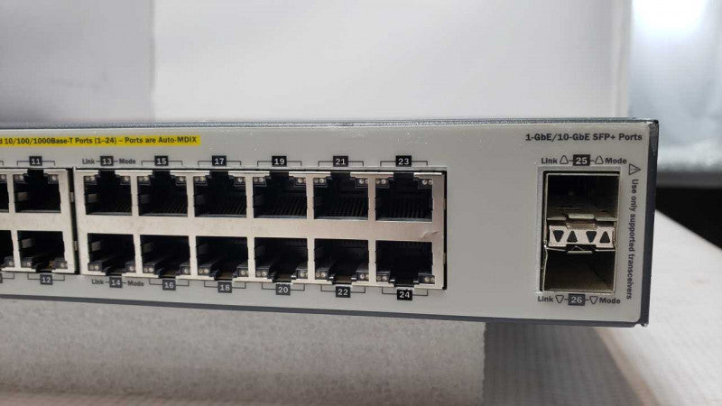 HP ProCurve E3800 24G-2SFP+ 24-Port Gigabit PoE+ Switch J9573A, Factory reset