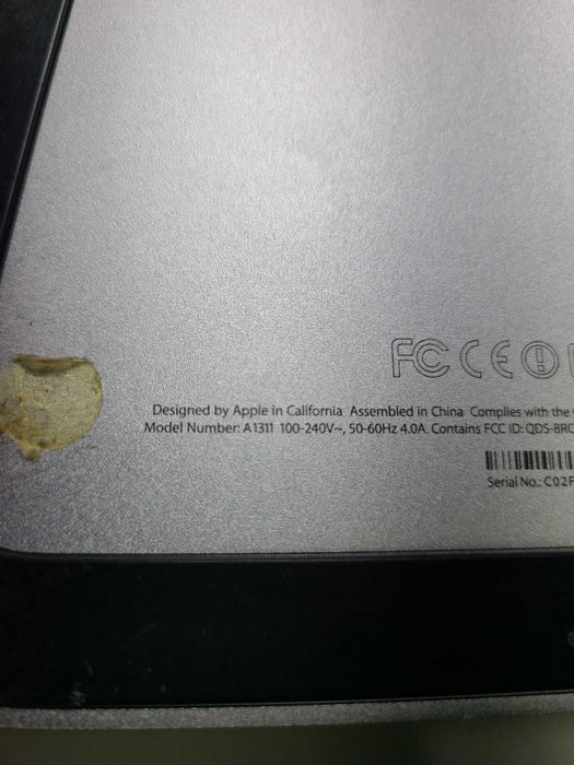 Apple A1311 21.5\\" Mid 2011 iMac i5-2400S @ 2.5Ghz 4GB 500GB HDD