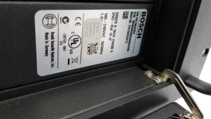 BOSCH BASIS DiBios SW 16 IP recording solution / Pentium 4 @ 3.40ghz