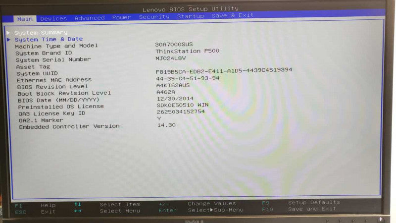Lenovo ThinkStation P500, Xeon E5-1650v3 3.7GHz, 20GB RAM, 3x HDD Trays, No GPU/HDD