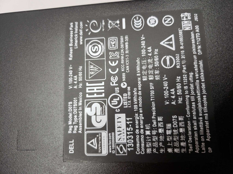 Dell Precision T1700 XEON E3-1241 @ 3.5GHz ,16GB RAM QUADRO K600