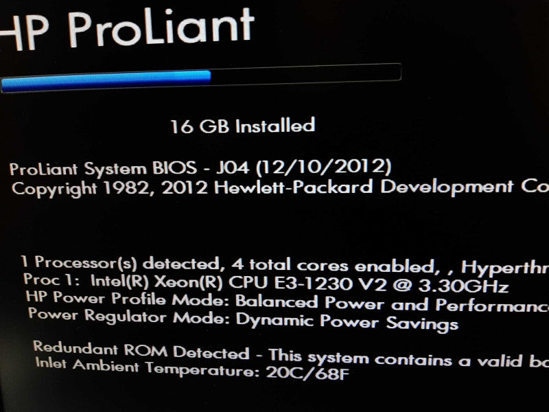 HP ML310e G8 Xeon E3-1230v2 3.3GHz QC/16GB, 4x 3.5\\" Bays, B120i, No HDDs