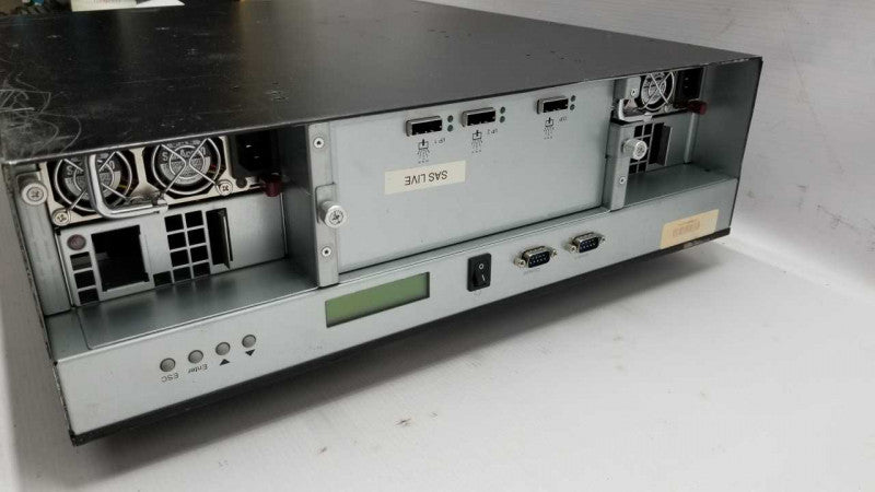 Unknown model sas array / 16x 3.5\\" Bays / 6x caddies / 2x PSU / AV953-00279