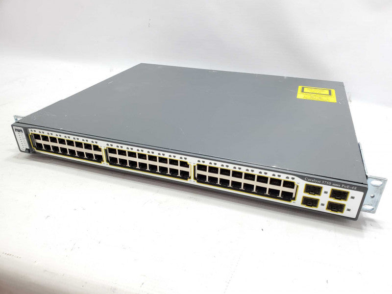Cisco WS-C3750-48PS-S 3750  4 SFP PoE Catalyst Switch  |
