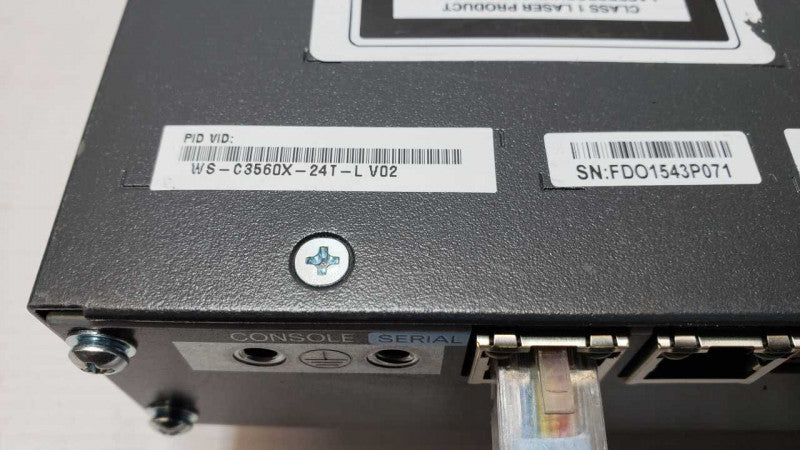 Cisco WS-C3560X-24T-L 24 Port Gigabit Ethernet Managed Network Switch 1x PSU _