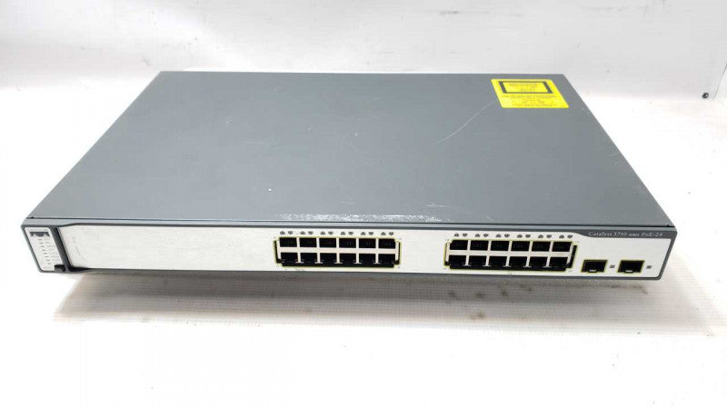 Cisco WS-C3750-24PS-S V08 Managed PoE Fast Ethernet Switch _