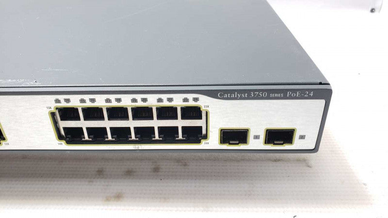Cisco WS-C3750-24PS-S V08 Managed PoE Fast Ethernet Switch _