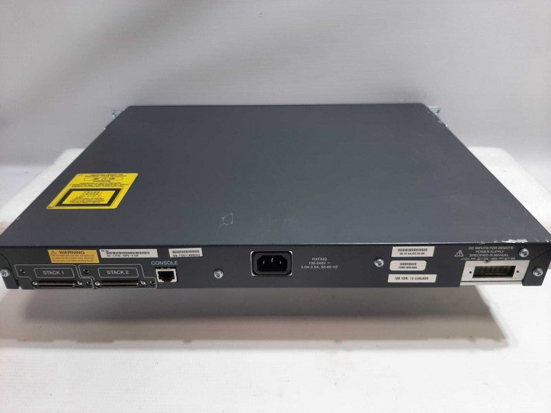Cisco WS-C3750-48PS-S 3750 48 10/100 Ethernet Ports 4 SFP PoE Catalyst Switch FACTORY RESET, ~