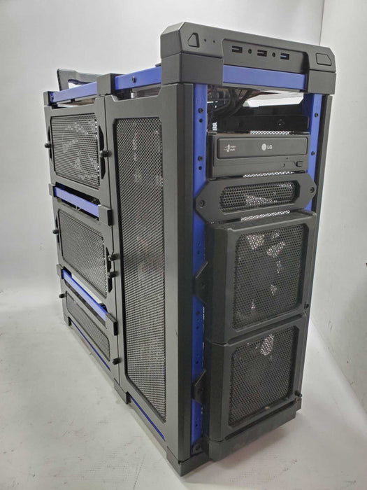 ANTEC PC Case- model 7842 Blue Black / Blue ATX Mid Tower Computer Modular Case |