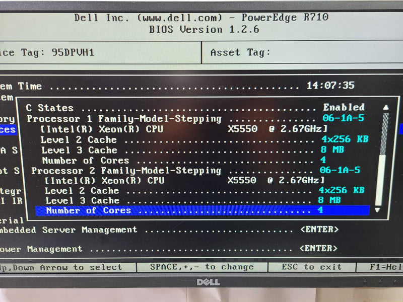 Dell PowerEdge R710 2x Xeon X5550 @ 2.67Ghz 128GB 4x 1TB 2x 150GB PERC 6 2x PSU [